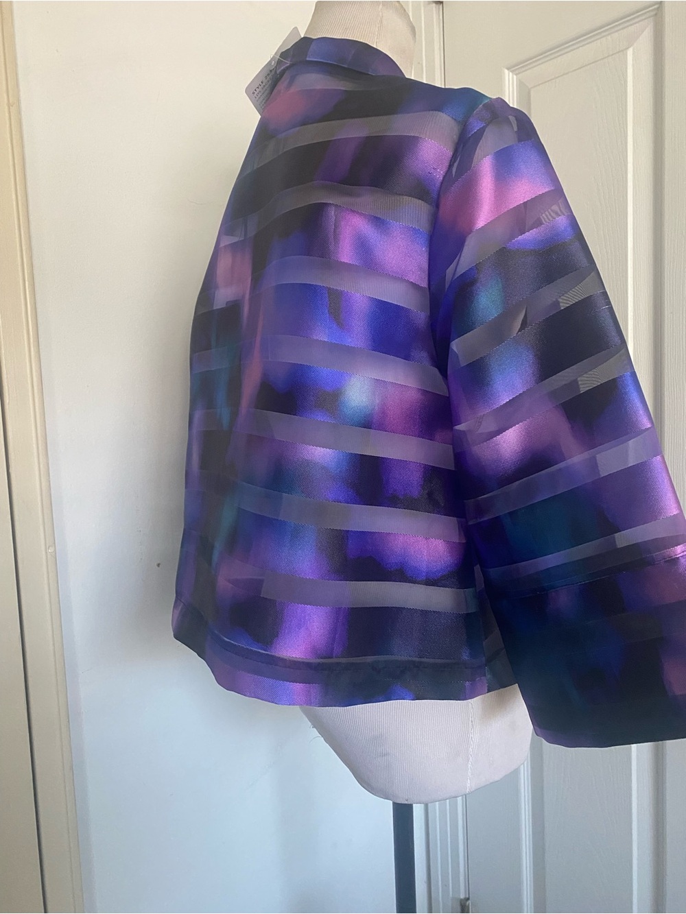 Joseph Ribkoff Multi Color Swing Jacket - Picture 6 of 12